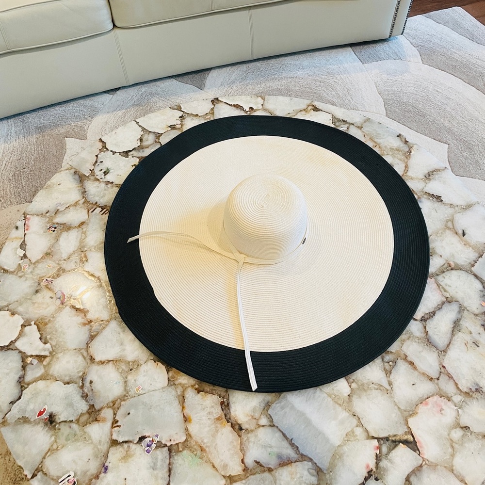 Black and White Derby Hat